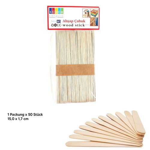 500 stück holzstiele - 50-500,