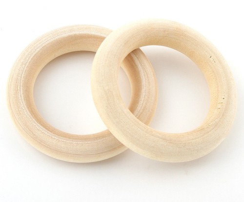 Holzringe natur aus buchenholz - natur,
