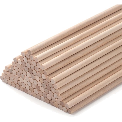 Holzstäbe basteln 5mm 15cm - holzstäbe,