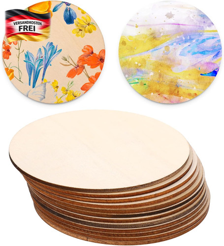Holzscheiben set stück - set, 12