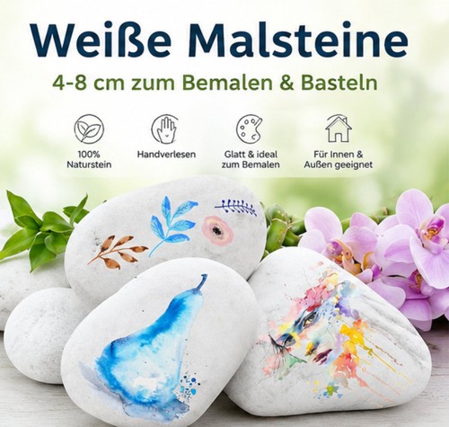 Weiße malsteine cm zum - weiße,