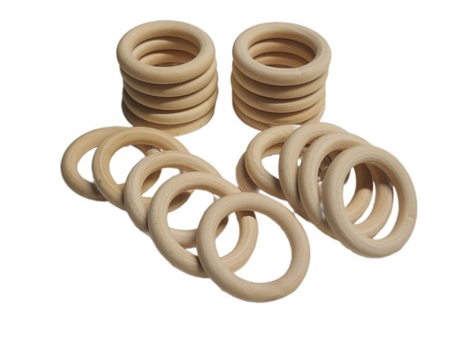 Holzringe natur 20 - holzringe, 50