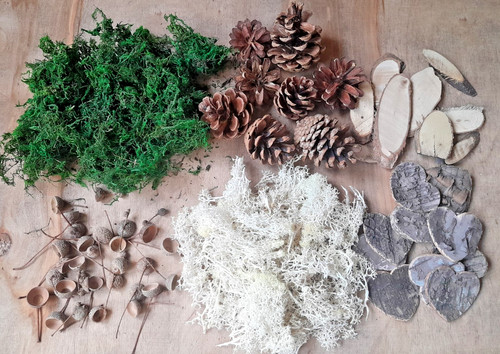 Natur material deko - natur,