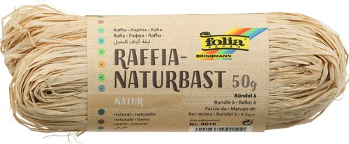 Folia naturbast naturfarben - naturbast,