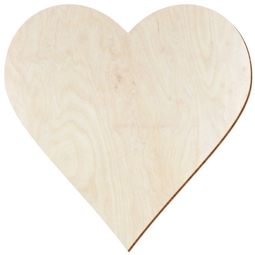 Holz herz aus birke natur - herz,