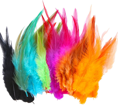 Bunte federn zum basteln - bunte,